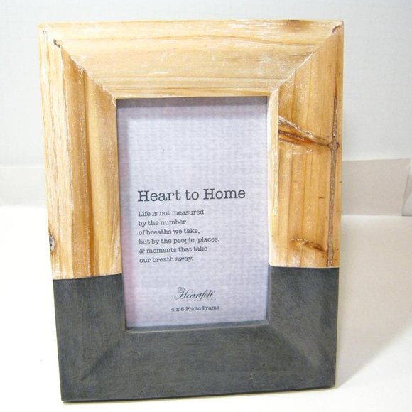 𝅺Solid natural Wood Photo Frame Picture Holder for 4x6 photo - Picture 4 of 4